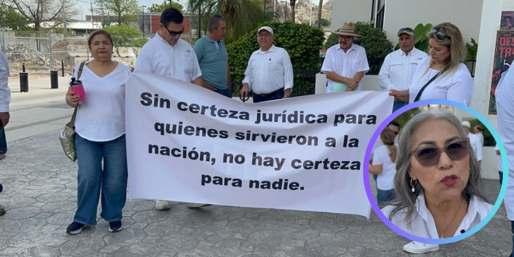 Jubilados de CFE en Sonora insisten en defender sus derechos; piden a diputados certeza jurídica