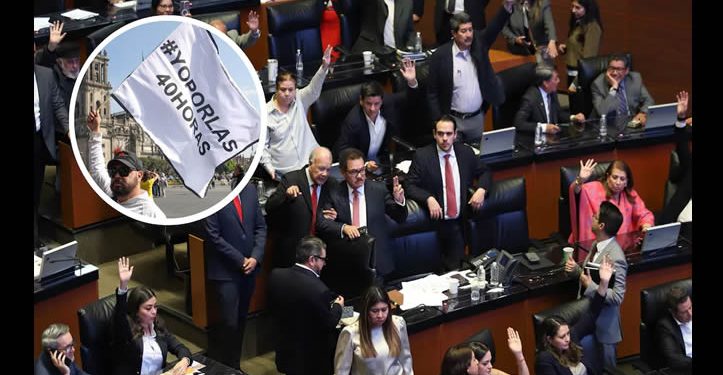 Senado avala la jornada laboral de 40 horas, pero sin garantizar dos días de descanso