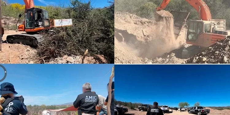 Clausuran enorme zona de extracción de oro en Baviácora, Sonora