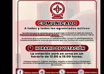 Vota STAUS otorgar posible prórroga a la huelga para el 14 de mayo