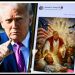 Trump publica una imagen que lo representa como Jesucristo y horas después la borra de las redes