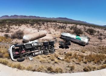 Volcadura de pipa con amoniaco deja al menos 27 personas intoxicadas en Sonora; afectados se encuentran fuera de peligro: alcaldesa
