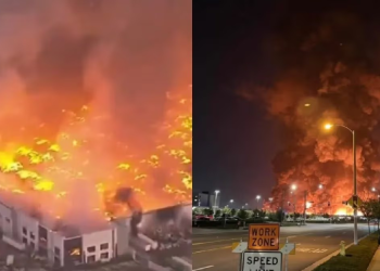Empleado incendia almacén por tener bajo sueldo en California, Estados Unidos