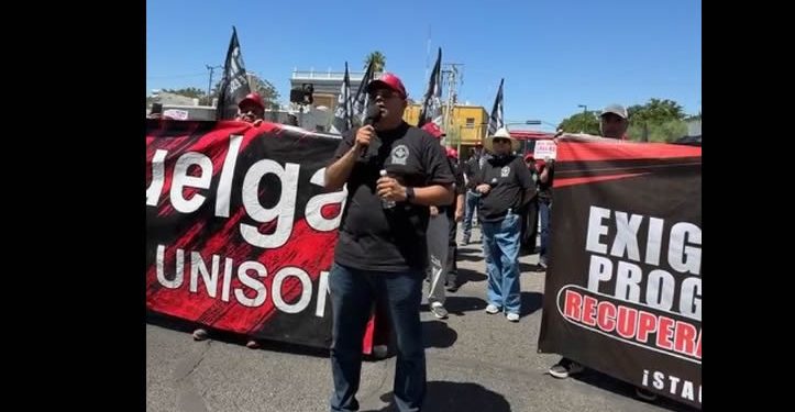 Día del Trabajo: Exige STAUS al Gobierno de Sonora solución a la problemática laboral en la UNISON
