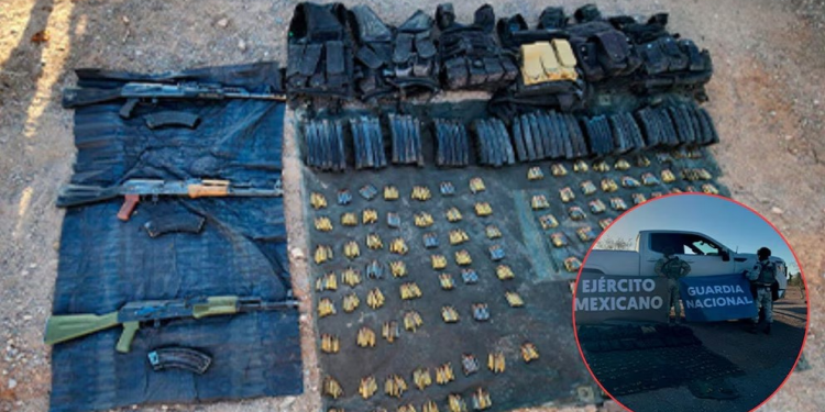 Aseguran rifles de alto calibre y recuperan camioneta robada en EEUU tras operativo conjunto en Altar, Sonora