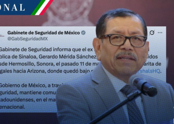 México confirma detención de Gerardo Mérida Sánchez en EE. UU.; cruzó por la frontera de Sonora