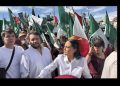 Ariadna Montiel y Andy López Beltrán encabezan la Marcha por la Soberanía convocada por Morena en Chihuahua; participan militantes del partido