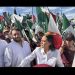 Ariadna Montiel y Andy López Beltrán encabezan la Marcha por la Soberanía convocada por Morena en Chihuahua; participan militantes del partido