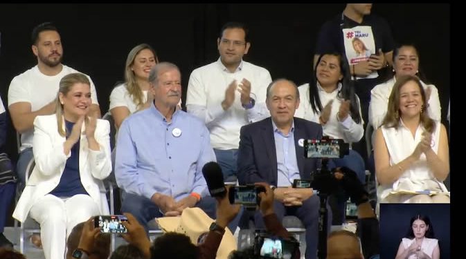 Maru Campos y el PAN celebran evento en Chihuahua con Fox y Felipe Calderón como invitados