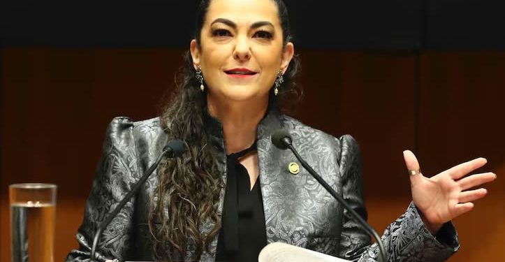 Olga Sosa la senadora más productiva del grupo parlamentario de Morena