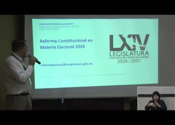 Reforma electoral Sonora será aprobada a más tardar el 30 de mayo por el Congreso y aplicada en la elección del 2027