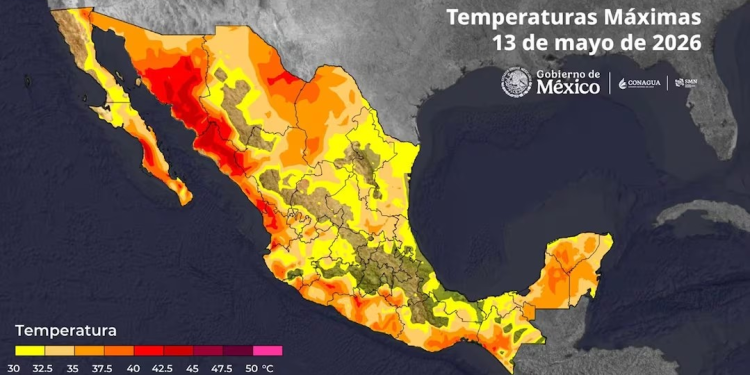 Onda de calor eleva el termómetro hasta 46.5 grados en Sonora; Hermosillo, Cajeme y Navojoa enfrentarán jornadas extremas