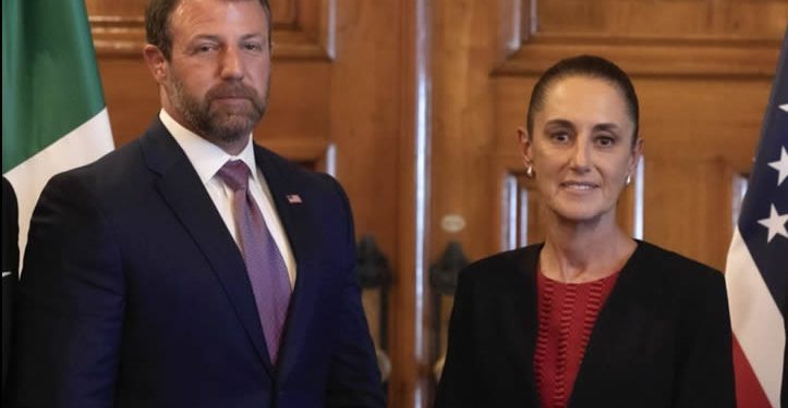 Sheinbaum acuerda con secretario de Seguridad de EE. UU. seguir colaborando con ‘respeto’