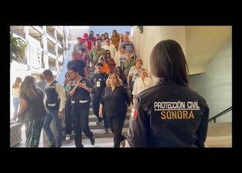 Gobierno de Sonora participa con éxito en el Primer Simulacro Nacional 2026