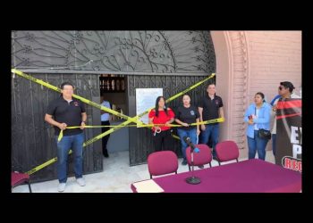 Clausura STAUS simbólicamente el Poder Judicial de Sonora ante decisión de archivar el expediente de huelga