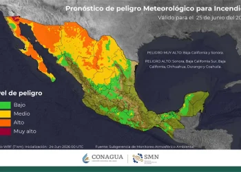 Alerta de incendios: riesgo muy alto en BC y Sonora