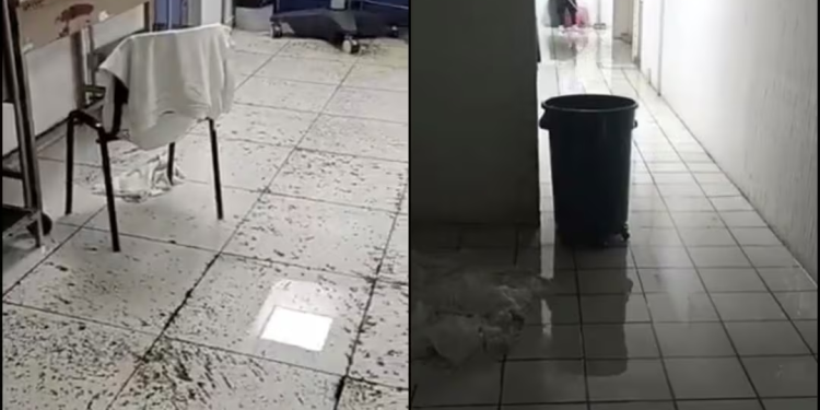 Lluvias exhiben crisis en hospital del ISSSTE en Hermosillo; piden a Sheinbaum que recorra las instalaciones