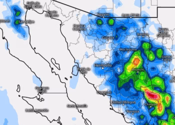 Pronostican Lluvias Hoy Martes 16 de Junio en el Estado de Sonora