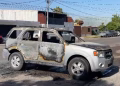 Corto Circuito Provoca Incendio y Pérdida Total de Una Camioneta en Hermosillo