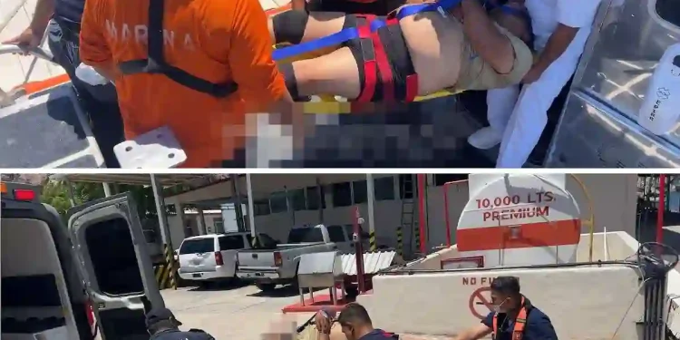 Marina Realizó Evacuación Médica Vía Marítima de una Persona, en Inmediaciones del Puerto de Guaymas