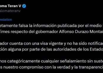 Rechaza vocera de Sonora señalamientos de Los Angeles Times