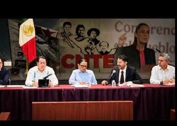 Gobierno de Sheinbaum se dobla ante protestas de la CNTE: plantea ceder el control de plazas magisteriales