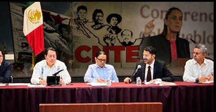 Gobierno de Sheinbaum se dobla ante protestas de la CNTE: plantea ceder el control de plazas magisteriales