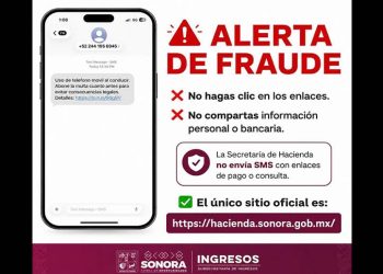 Alerta Hacienda Estatal sobre fraude a través de mensajería sobre presuntas infracciones y adeudos