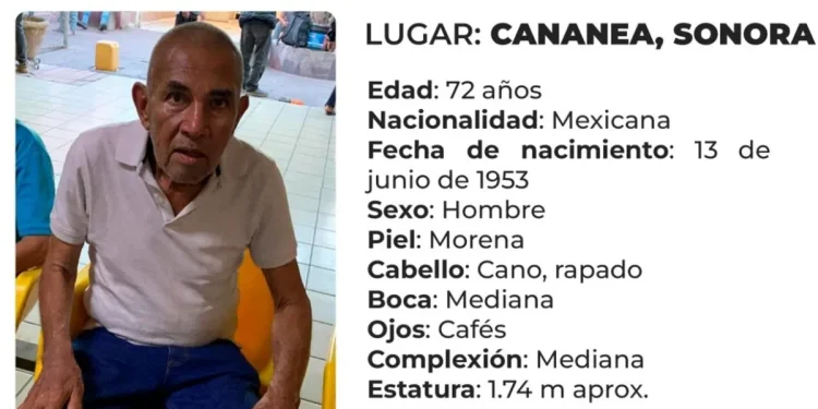 Urgente en el norte de México y EE. UU.: Buscan a las hijas de un abuelito localizado en Sonora