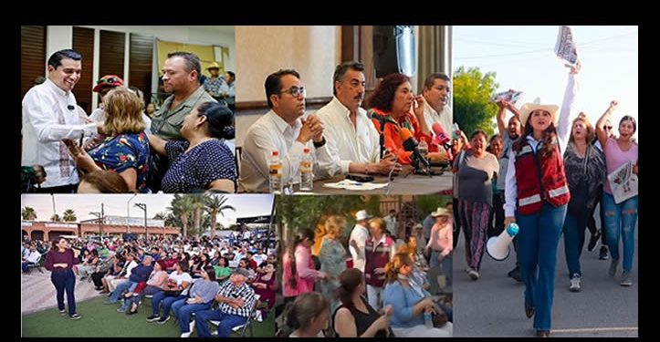 Arrancaron recorridos por Sonora los aspirantes a la candidatura al Gobierno de Sonora por MORENA-PT-PVEM
