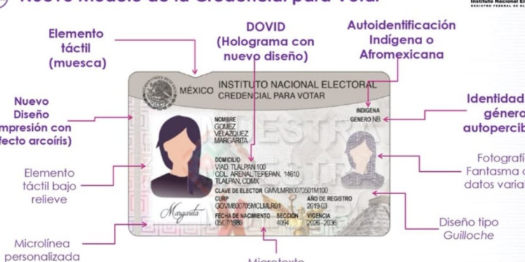 INE presenta nuevo modelo de Credencial para Votar; cuenta con 25 elementos de seguridad