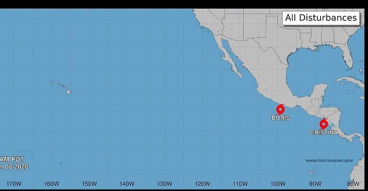 “Boris” provocará humedad en el Golfo de California que podrán generan lluvias dispersas en Sonora esta semana