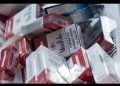 Suman 154 toneladas de cigarros ilegales decomisados en el AICM