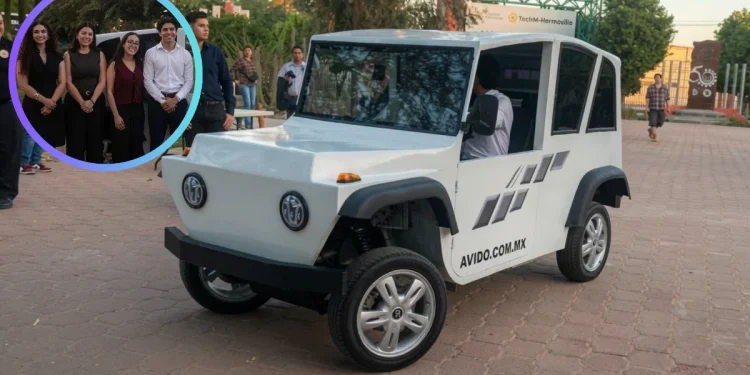 Así es Ávido, el primer vehículo eléctrico sonorense de bajo costo que es más rápido que el Olinia