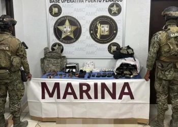 Marina y policía desmantelan centro de operaciones en Peñasco, hay 4 detenidos