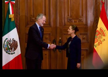 El rey Felipe VI y Claudia Sheinbaum entierran el distanciamiento entre España y México con un encuentro en Palacio Nacional