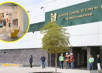 IMSS Sonora atiende filtraciones de agua en el Hospital General de Zona No. 15 tras fuertes lluvias