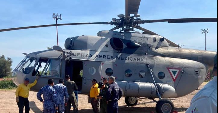 CEPC informa avance del 55 por ciento en control de incendio forestal en Arivechi