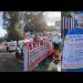 Bloquean bulevar trabajadores de la salud del ISSSTE por las malas condiciones del hospital Fernando Ocaranza