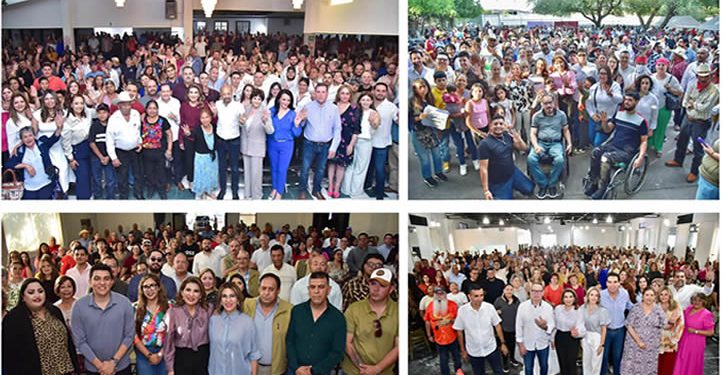 Desde el norte de Sonora, llama Lorenia Valles a seguir construyendo el segundo piso de la 4T
