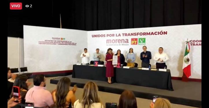 Lorenia Valles se registra como aspirante a la candidatura de MORENA para el gobierno de Sonora