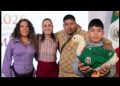 Merlín llega a Palacio Nacional: la familia del pato del Mundial se reúne con Claudia Sheinbaum en la mañanera