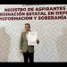 Sin contar con licencia o renuncia como diputado local, Omar del Valle sorprende con registro por la candidatura en el proceso de MORENA