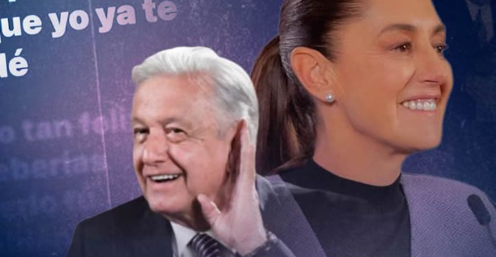 Sheinbaum pone “Ya supérame” de Grupo Firme en medio de polémica de AMLO y Monsiváis