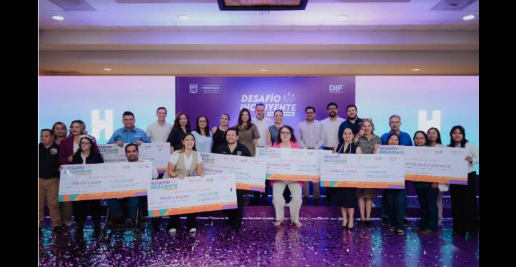 Anuncian ganadores de la cuarta edición del programa “Desafío Incluyente” en Hermosillo
