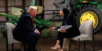 Trump planta e insulta a una entrevistadora en televisión por llevarle la contraria