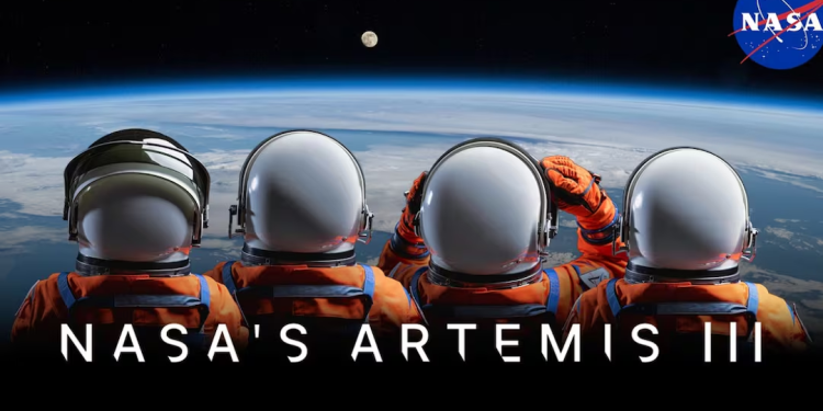 NASA presenta tripulación de Artemis III; la nueva misión para llevar humanos a la Luna está prevista para 2027