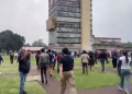 Aspirantes rechazados de la UNAM marchan en CU; exigen cancelación del examen y reposición en modalidad presencial