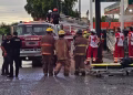Muere Hombre por Descarga Eléctrica en Una Calle Inundada de Caborca