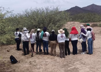 Colectivo de Jóvenes Buscadores Localiza Osamenta en El Choyudo en Hermosillo